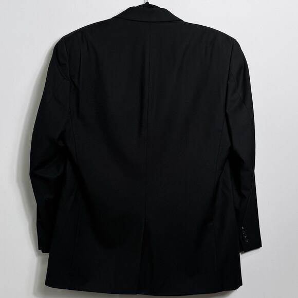 IZOD Men’s Black Blazer 39R 2 Button Modern Classic Sport Coat Suit Jacket - Picture 5 of 11